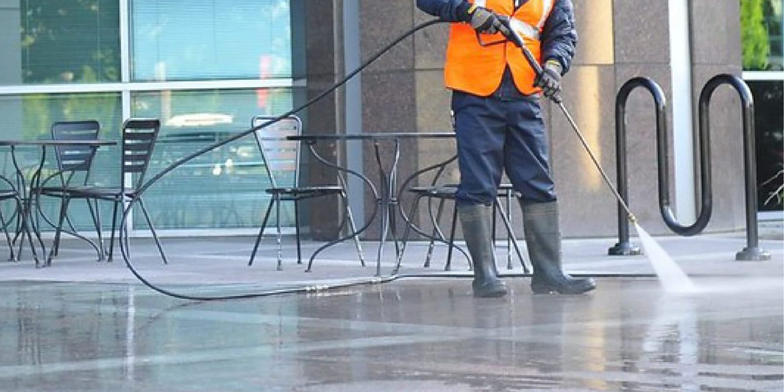 High Pressure Power Washing Surface Cleaning
